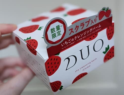 DUOいちごはホントに見た目がかわいいですね。