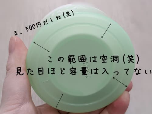 実際は50グラムしか入ってません